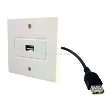 86*86 USB wall plate