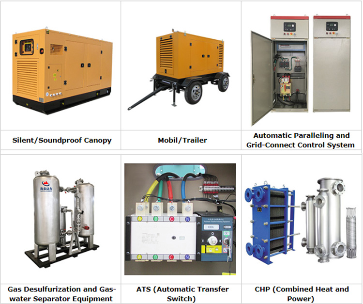 1000 kw/ 1 megawatt diesel generator with cooling tower