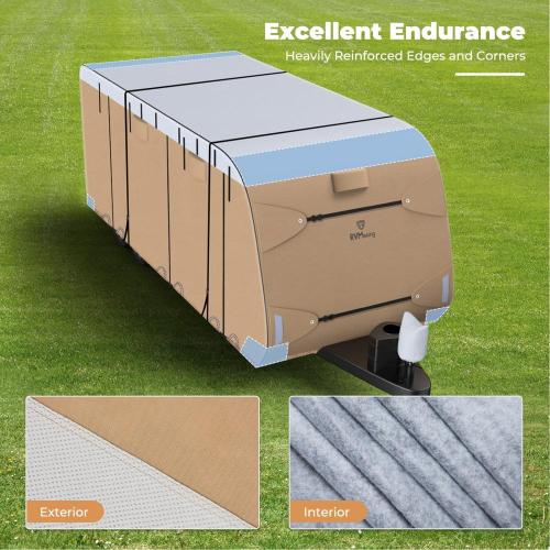 7 Layers Trailer RV Rip-Stop Waterproof Cover Fits