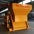 Stationary 1500l double shaft concrete mixer