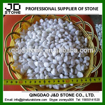 white marble gravel pebbles stones