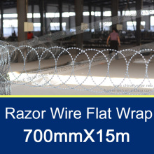 Razor Wire Flat Wrap Coil