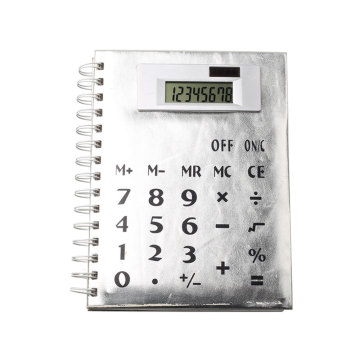 Multi function Solar Power Coil Notebook Calculator