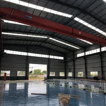steel structure shed light weight metal building
