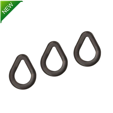 200Pcs Fishing Swivels Pear Type Rig Ring Stainless Steel Connector