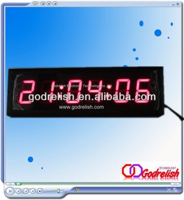 Led digital table clock