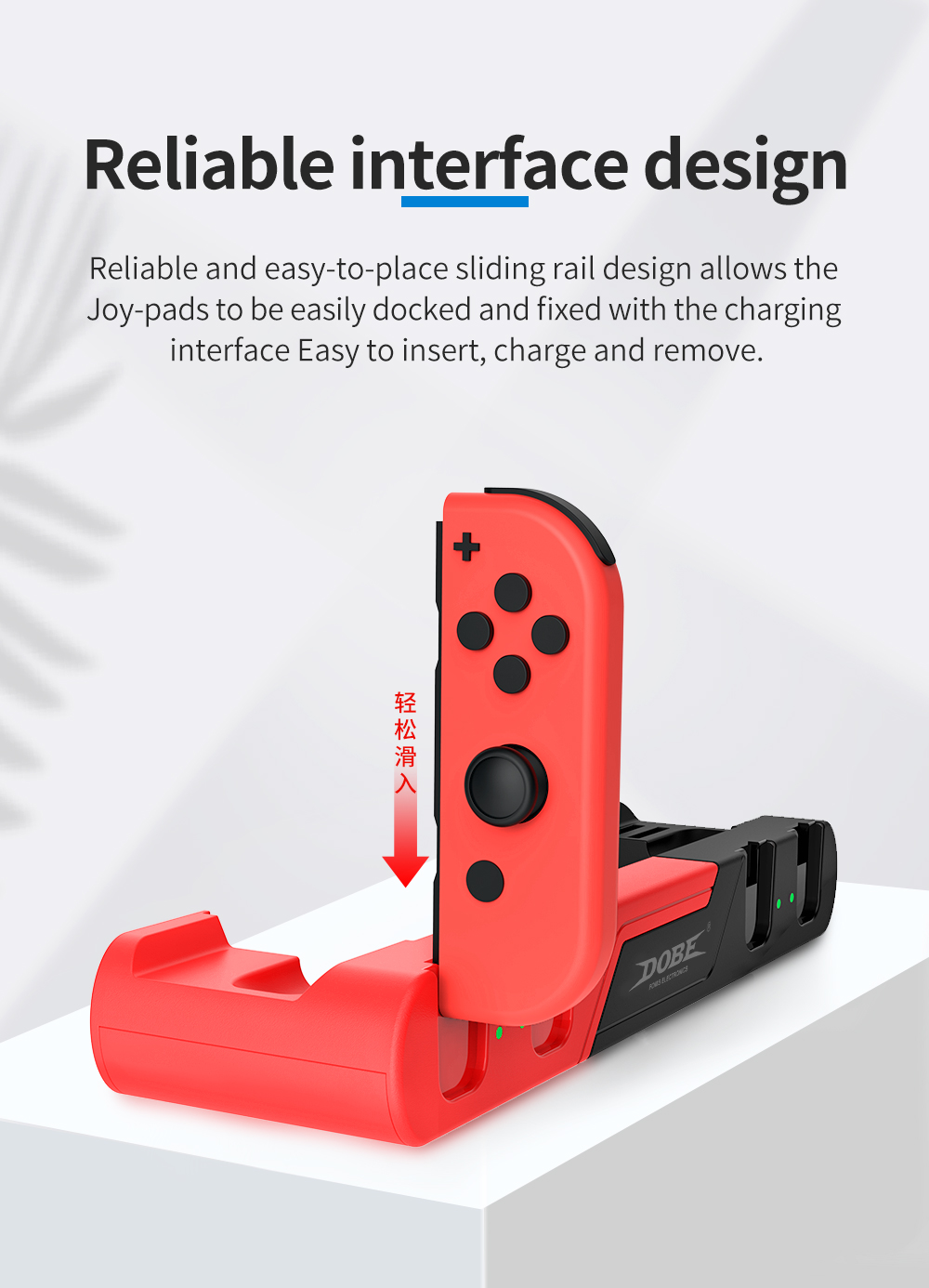 DOBE 6 in 1 Charging station For Nintendo Switch