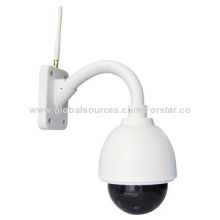 HD Wireless PTZ Dome IP Camera, Up to 20m Night Vision Range, Supports Two-way Audio