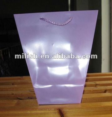 Single color printing flower packaging bags