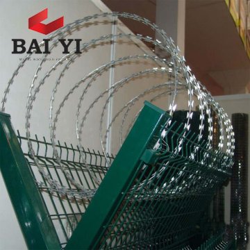 Galvanized Razor Barbed Wire Fence