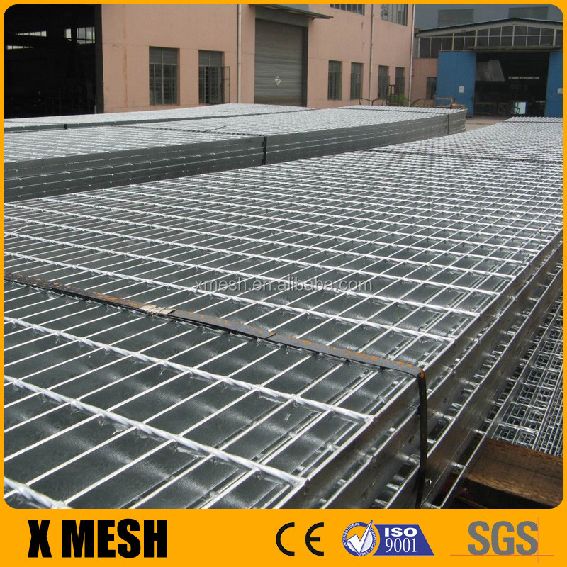 ASTM A 1011 Standard Hot Galvanized Metal Bar Steel Grating for Fire escape stair