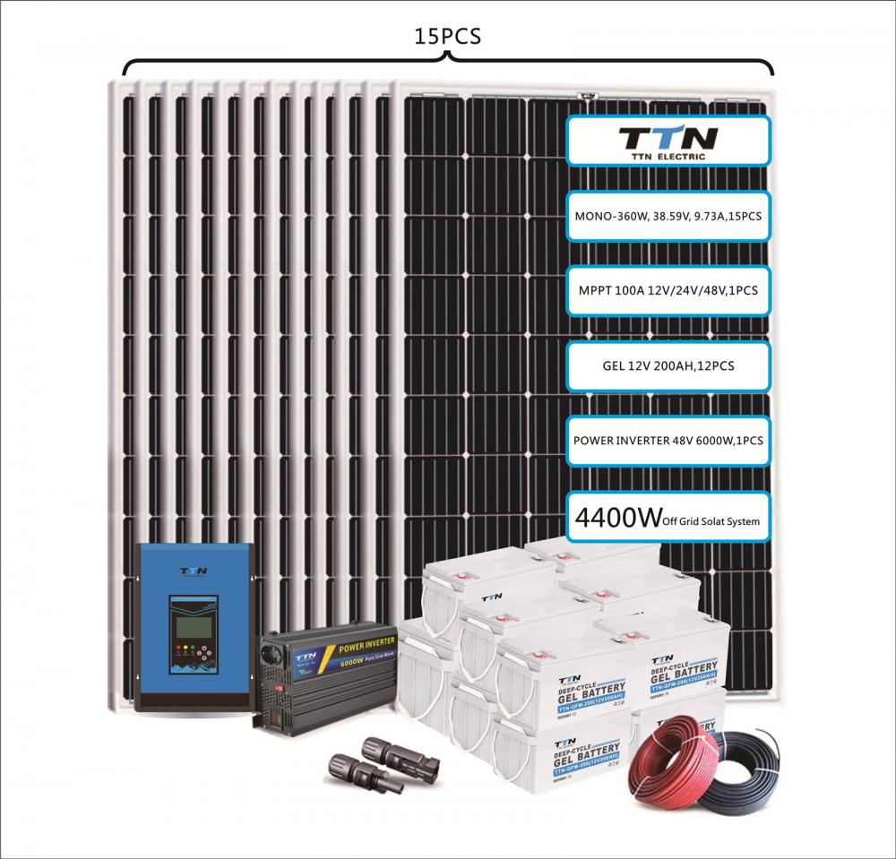 4000W 4200W 4500W Off Grid Solar System