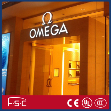 Hotel sign board LED alphabet acrylic channel letter