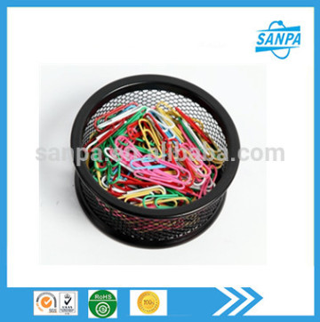 Office Metal Mesh Paperclips Holder