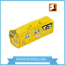 PVC yellow pencil bag