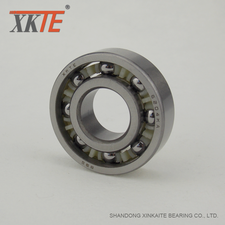 One-Piece Nylon Crown Type Cage Bearing For Idler