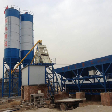 HZS small ready-mixed concrete batching plant Canada