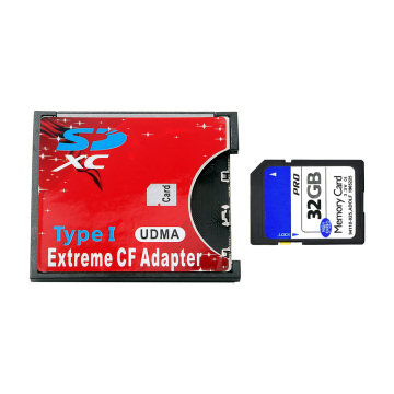 WiFi SD to CF Adapter: SD XC MMC to Compact Flash Converter UDMA Card Reader for Camera