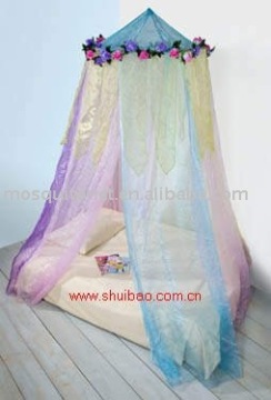 Organza bed canopy