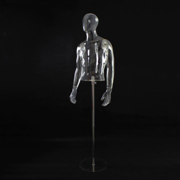 male mannequin upper half body male mannequin with metal holder