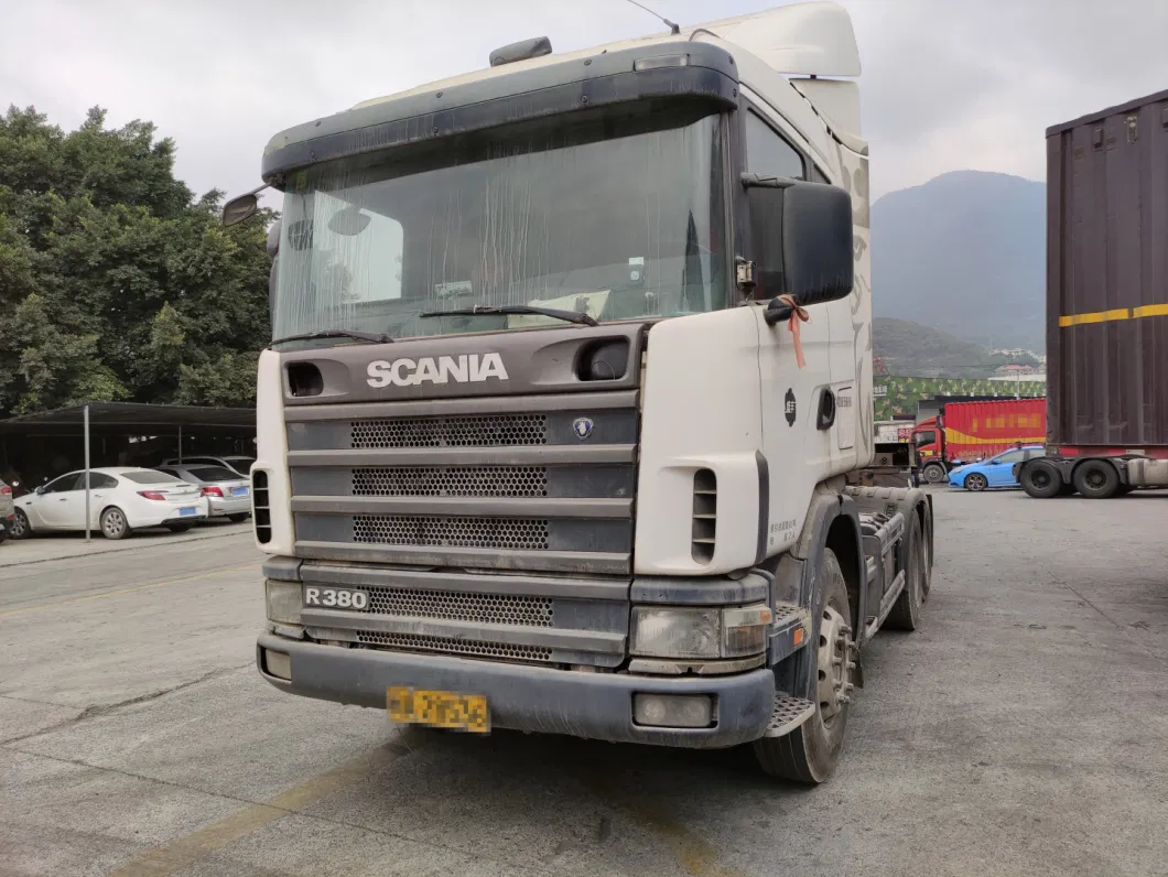 Euro 3 Used Scania R380 6X2r Trailer Head Tractor Trucks