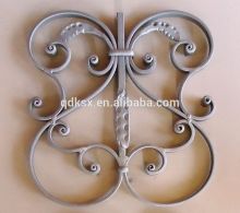 Decorative wrought iron flower rosette for fence/gate/balcony