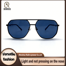 Advanced Metal Frame Sunglasses with Sharp Vision