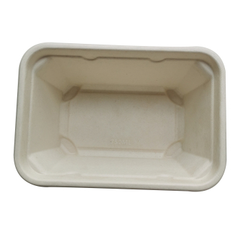 Biodegradable Sugarcane Tray 750ML Food Boxes