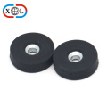 Neodymium Rubber Coated Pot Magnet with Countersunk Hole