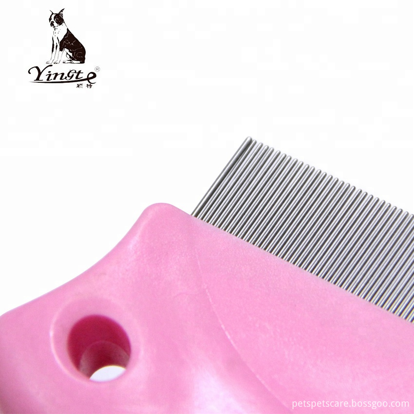 Factory Wholesale High Quality Portable Pet Cat Dog Flea Hair Comb