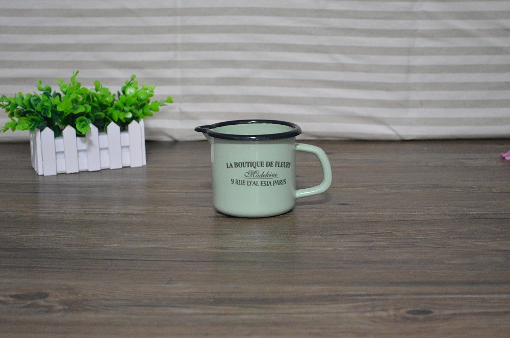 Dia 10*10cm Enamel Metal water Jug Coffee Mug Tea Mug