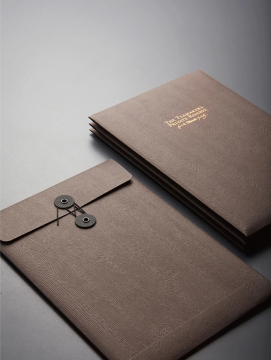 Specialty paper document folder