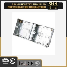 Switch and Socket Boxes, Steel Box, 3*3, 3*6 for conduit