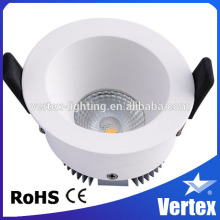 Anti-glare white lighting recessed 8W round dimmable white lighting