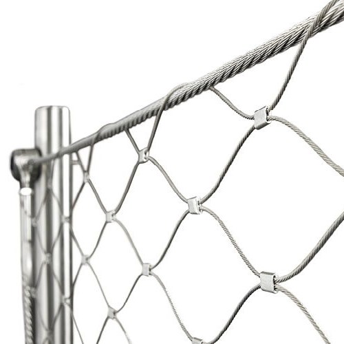 stainless steel Architectural Diamond rope zoo mesh