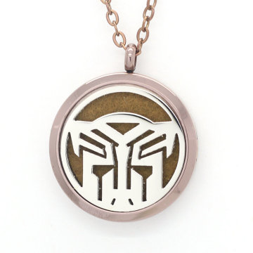 Jenia Special Pattern Stainless Steel Aromatherapy Cheap Custom Engraved Necklace For Wholesale