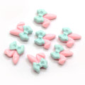 Kawaii Rabbit Ear Bow Resin Flatback Cabochons For Nail Art Embellishment DIY Scrapbooking Decor