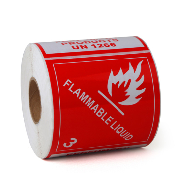 Custom Dangerous Goods Fire Resistant Warning Labels