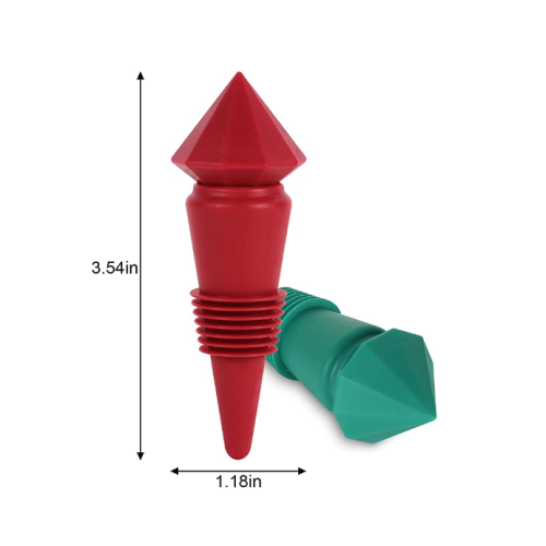 Benutzerdefinierte flexible Diamantweinflaschen-Silikon-Stopper