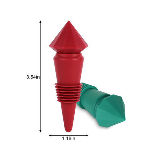 Botol Anggur Berlian Fleksibel Kustom Silicone Stoppers