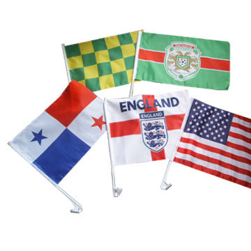 Car Knitting, Polyester Flag