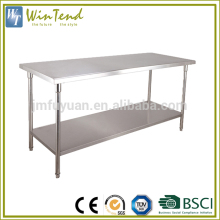 Heavy duty stainless steel dental lab work table for fashion design
