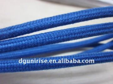 Braided cover power cord textile cord cable