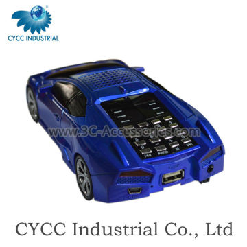 Portable Mobile Mini Speaker Car Shape,i9 Digital Music Player