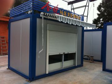 Low Cost Movable Container Kiosk , Small Movable Homes With Long Life Span