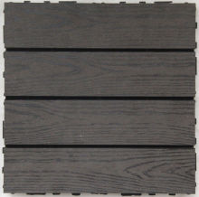Hl Eco-Friendly Wood Plastic Composite (WPC) Decking Tile Measures 300*300mm
