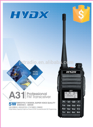 HYDX A31 vhf uhf radio handheld transceiver