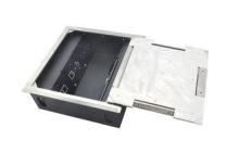 Electrical Recessed Floor Box , Concrete Floor Socket Unive