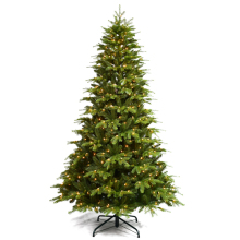 Pre lit pe mixed pvc christmas tree led Christmas trees Fiber optic christmas tree