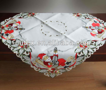 Christmas Table Cover, Christmas Embroidery Table Cover